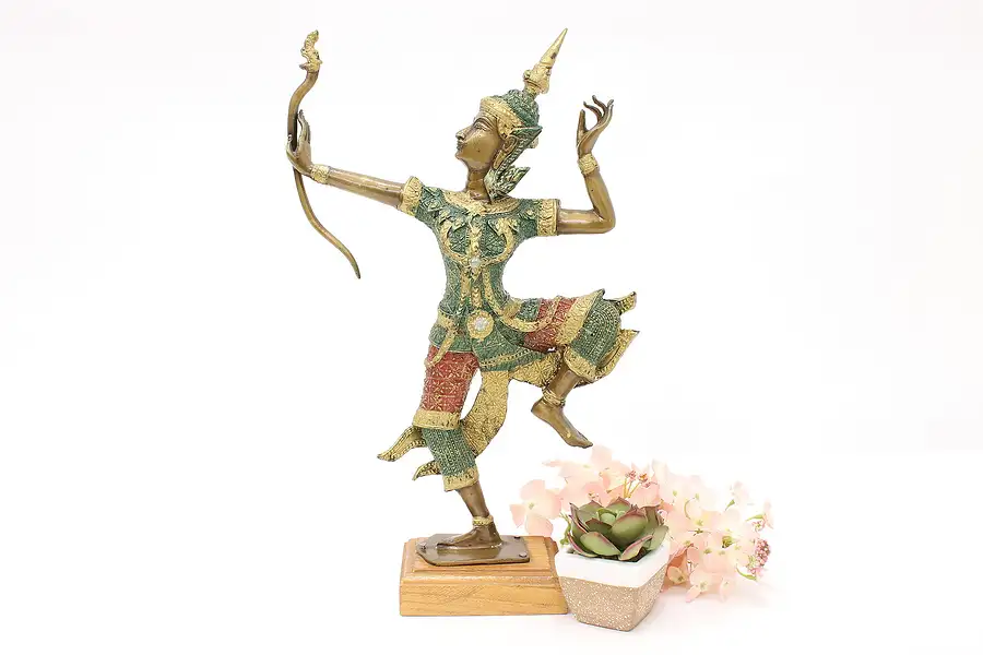 Main image of Bronze Thai Vintage Statue Rama God Sculpture