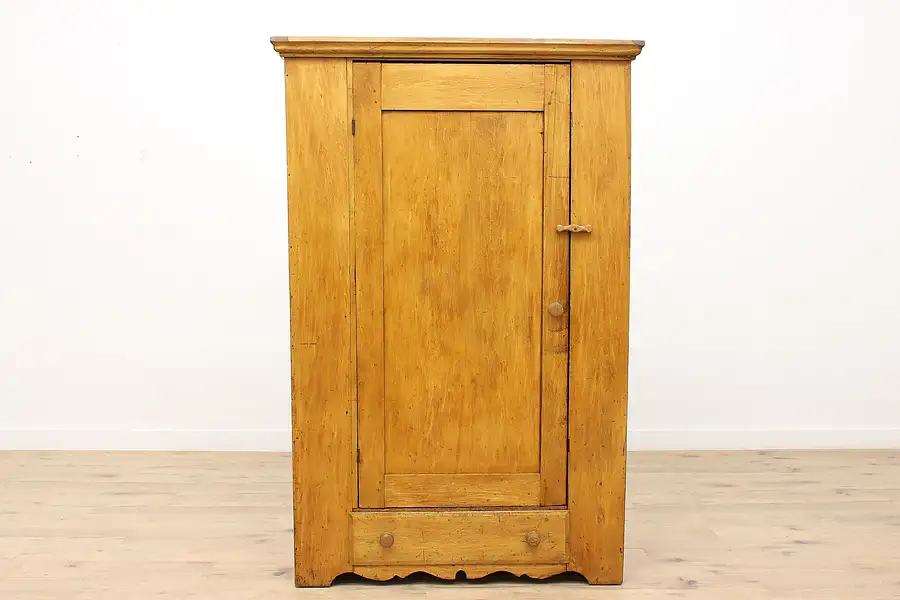 Main image of Farmhouse Antique Country Armoire, Closet or Wardrobe