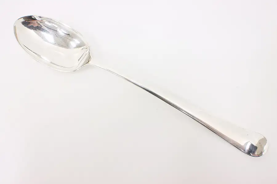 Main image of Traditional Vintage Silverplate 13" Dressing or Stuffing Serving Spoon