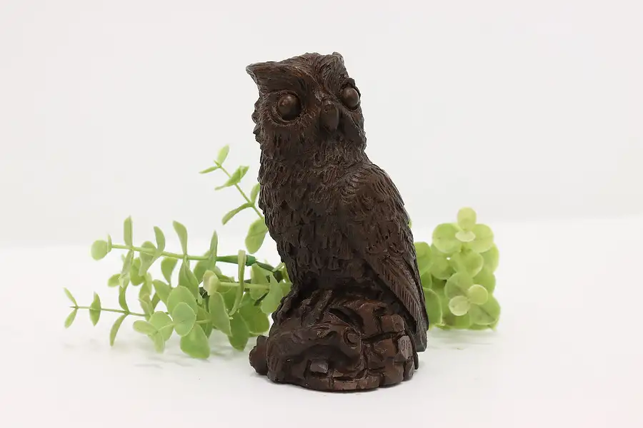 Main image of Farmhouse Vintage Owl Sculpture, Red Mill