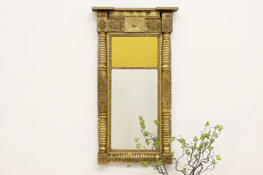 Main image of Federal or Empire Antique 1820s Gold Mirror