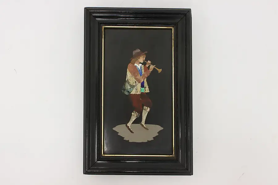 Main image of Pied Piper Antique Pietro Dura Hardstone Mosaic 9.5"