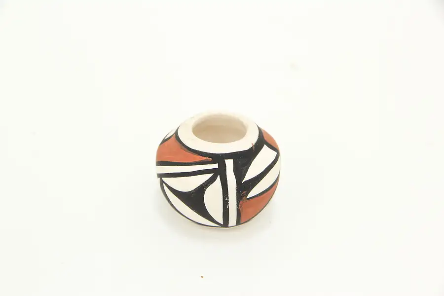 Main image of Native American Antique Isleta Pueblo Pottery Mini Vase