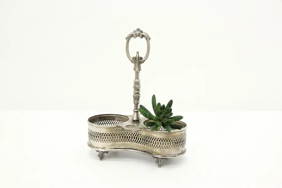 Main image of Silverplate Vintage Tabletop Condiment Castor or Caddy