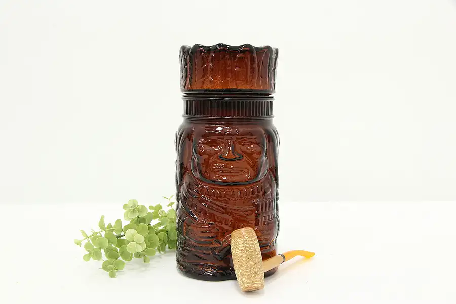 Main image of Cigar Store Indian Native American Tobacco Jar Canister