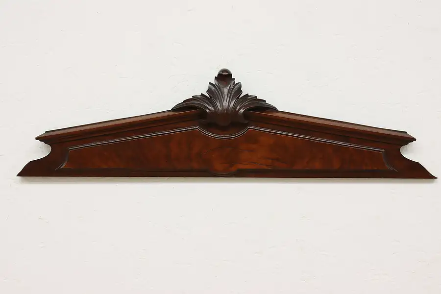 Main image of Victorian Antique Mahogany Architectural Salvage Crest