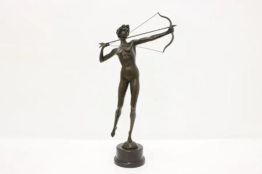 Main image of Bronze Goddess Diana Antique Sculpture, after Saint-Gaudens