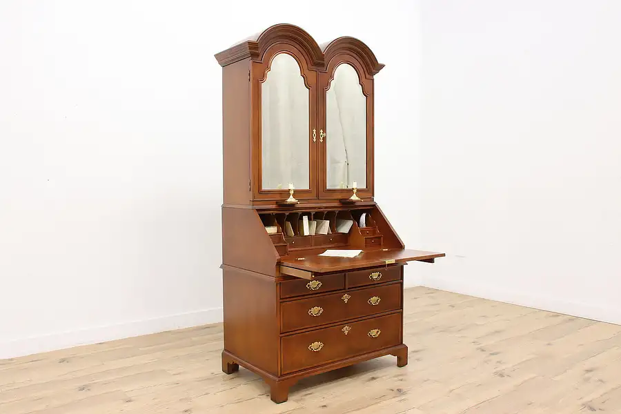 Main image of British National Trust Secretary Desk & Bookcase, Century