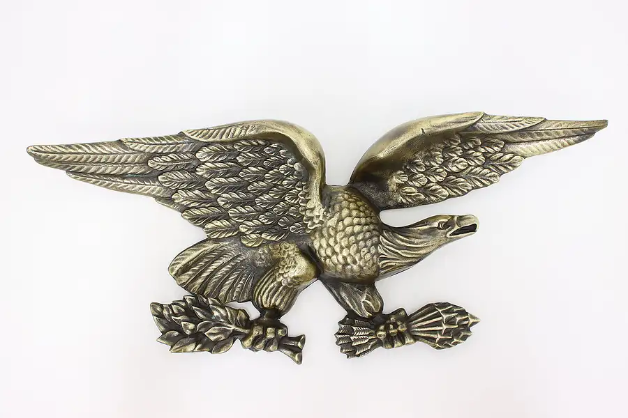 Main image of Eagle Brass American Coat of Arms Sculpture, Arrows