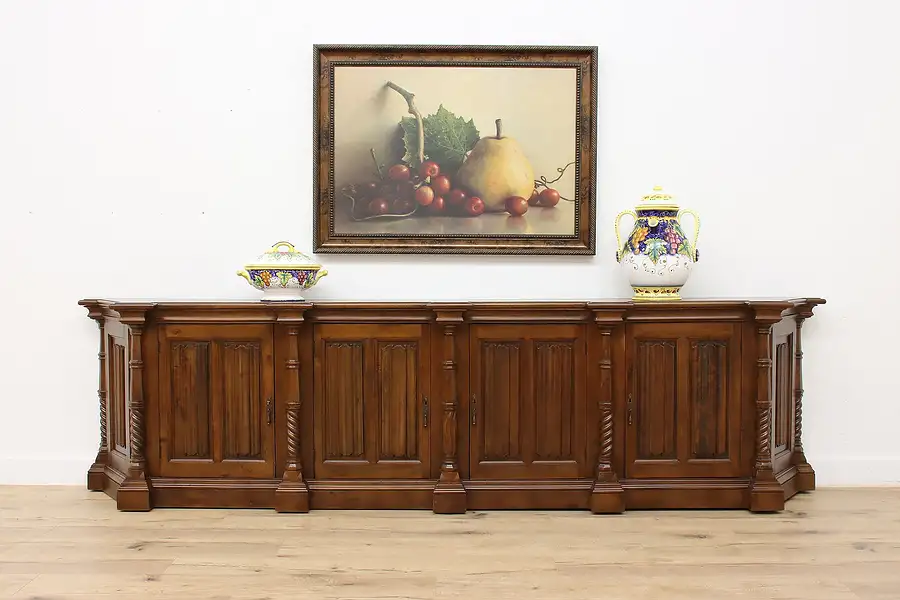 Main image of Spanish Colonial Vintage 127" Buffet, Sideboard, TV Console