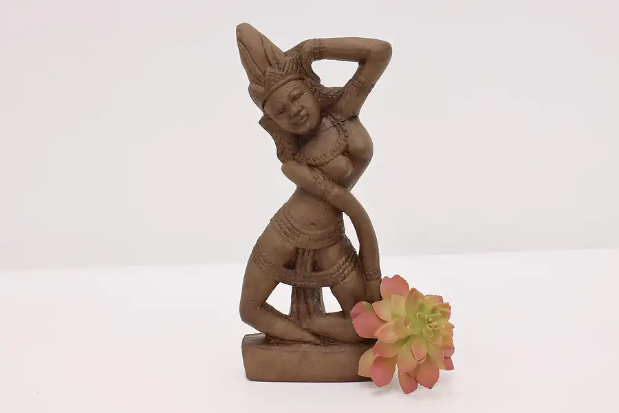 Main image of India Vintage Composite Sculpture Dancer Statue