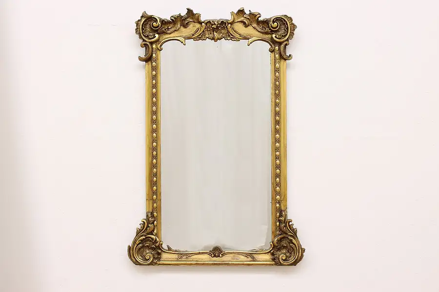 Main image of Renaissance Design Antique Carved Gilt Hall Mirror