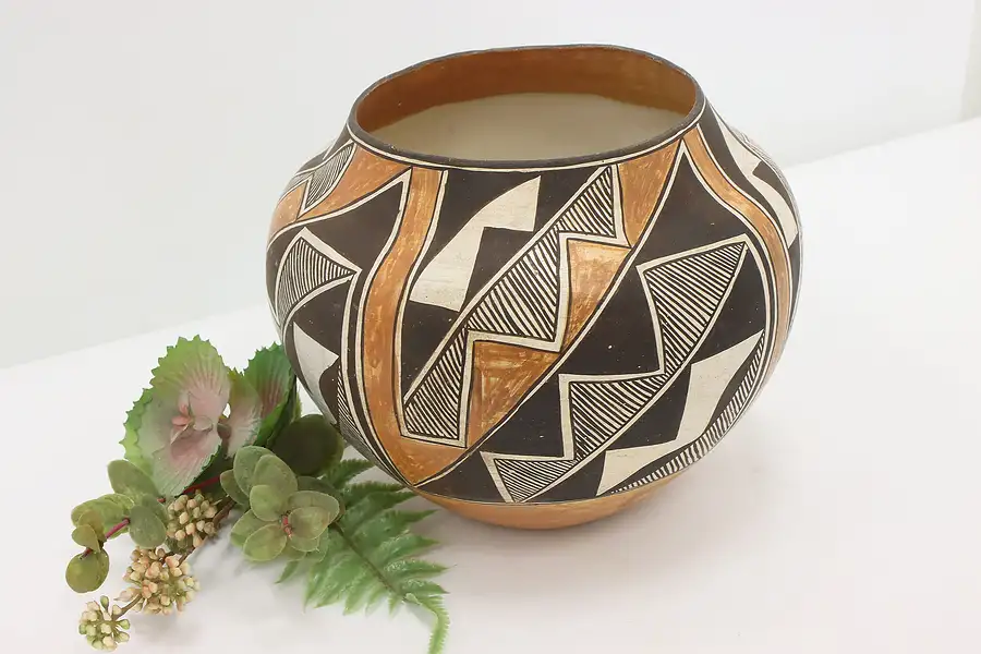 Main image of Native American Antique Acoma Pueblo Pottery Vase