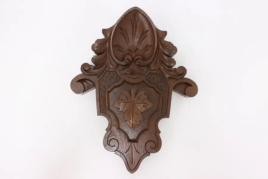 Main image of Victorian Antique Carved Walnut Architectural Salvage Crest