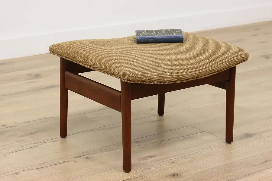 Main image of Midcentury Modern Vintage Walnut Bench, Stool