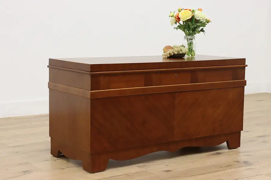 Main image of Midcentury Modern Vintage Cedar Blanket Chest, Dillingham