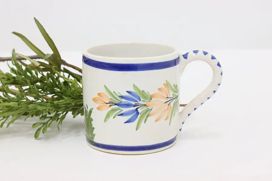 Main image of French Vintage Quimper Hand Painted Cup or Mug, Brittany