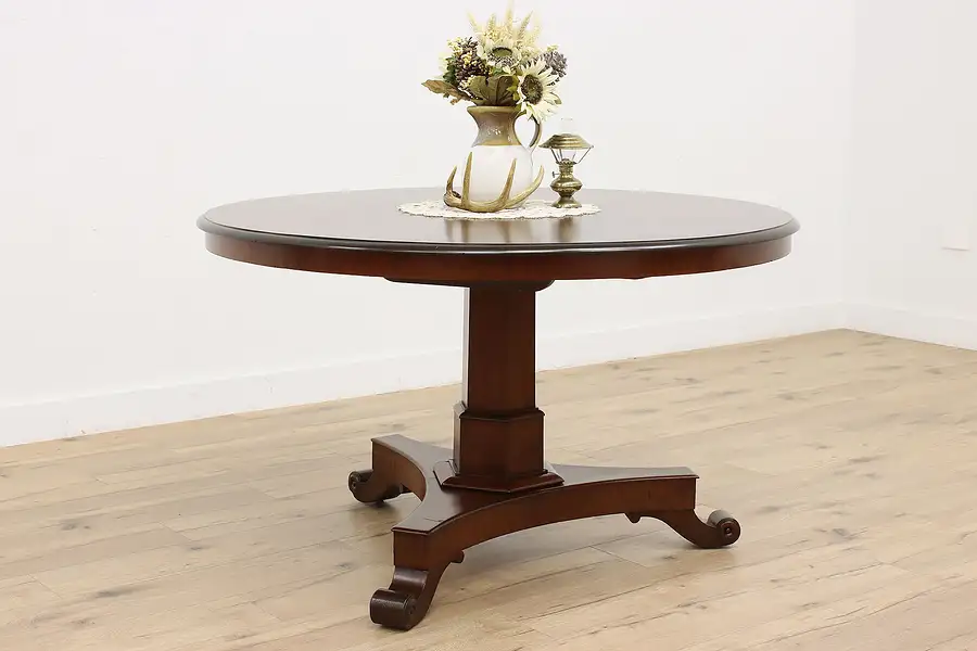 Main image of Empire Antique Round Mahogany Dining Hall or Breakfast Table