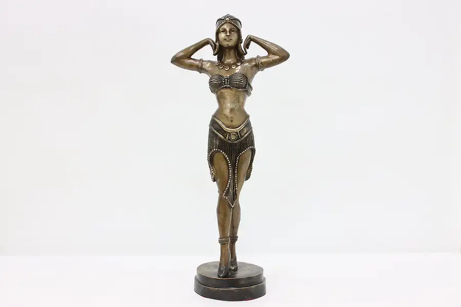 Main image of Scarab Dancer Statue Bronze Art Deco Sculpture from Chiparus