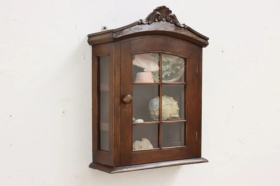 Main image of Victorian Design Vintage Wall Hanging Medicine Chest Cabinet