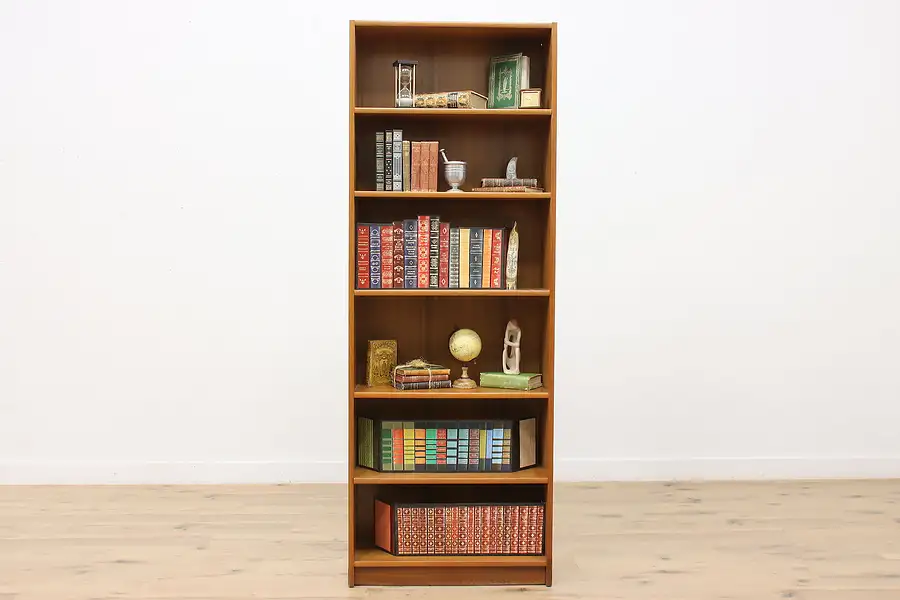 Main image of Midcentury Modern Vintage Danish Teak Bookcase or Display