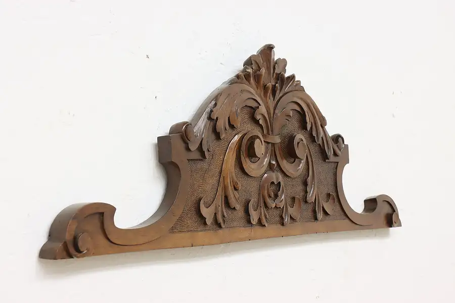 Main image of Victorian Antique Architectural Salvage Carved Crest