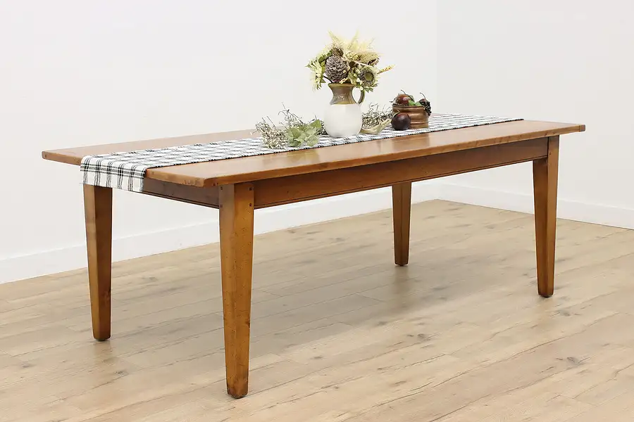 Main image of Farmhouse Vintage Cherry Kitchen or Dining Harvest Table