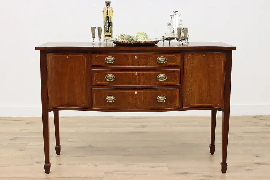 Main image of Georgian Design Vintage Buffet, Sideboard Server, Kittinger