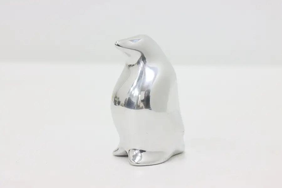 Main image of Hoselton Vintage Aluminum Penguin Sculpture