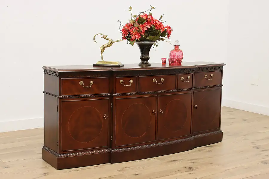 Main image of Georgian Design Vintage Mahogany Server Sideboard Mount Airy