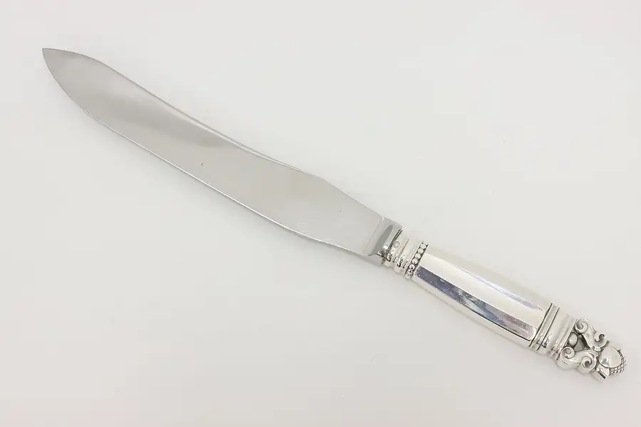 Main image of Danish Acorn Sterling Silver Carving Knife, Georg Jensen