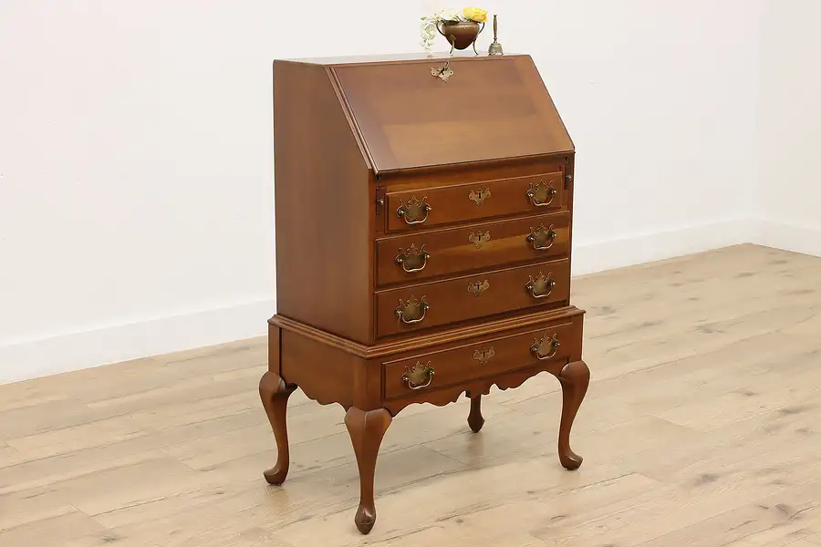 Main image of Georgian Design Vintage Drop Front Secretary Desk, Taylor