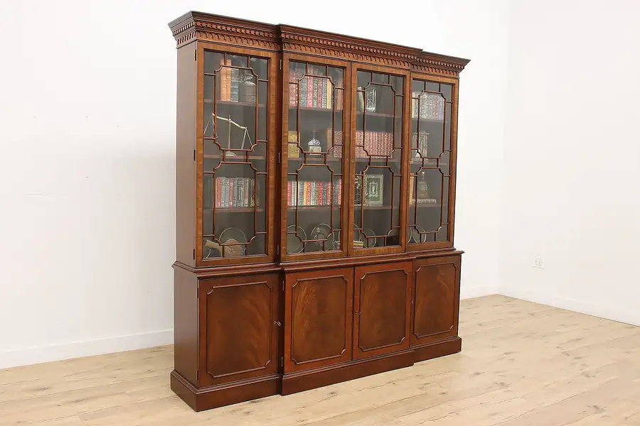 Main image of Georgian Vintage Breakfront, Bookcase, or Display, Councill