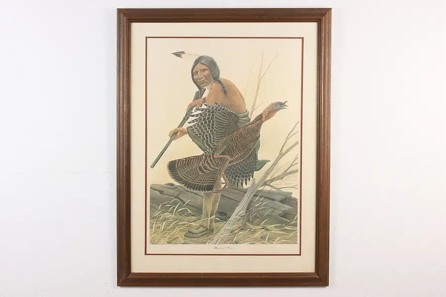 Main image of Wandering Brave Vintage Original Lithograph, Ruthven 39"