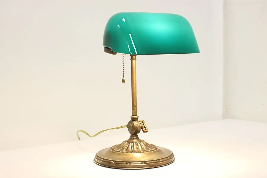 Main image of Emeralite Antique Office or Library Desk Lamp, McFaddin