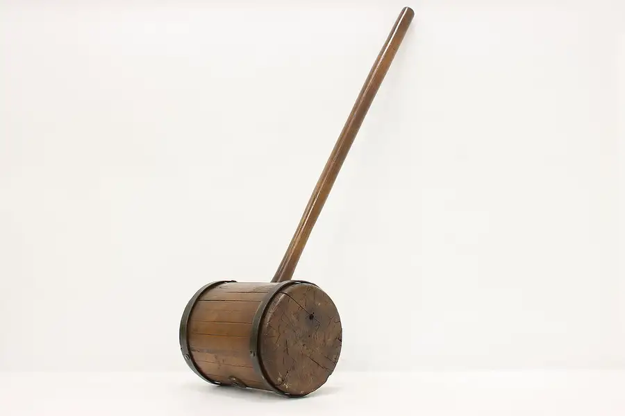 Main image of Farmhouse Antique Birch Giant Mallet or Carnival Hammer