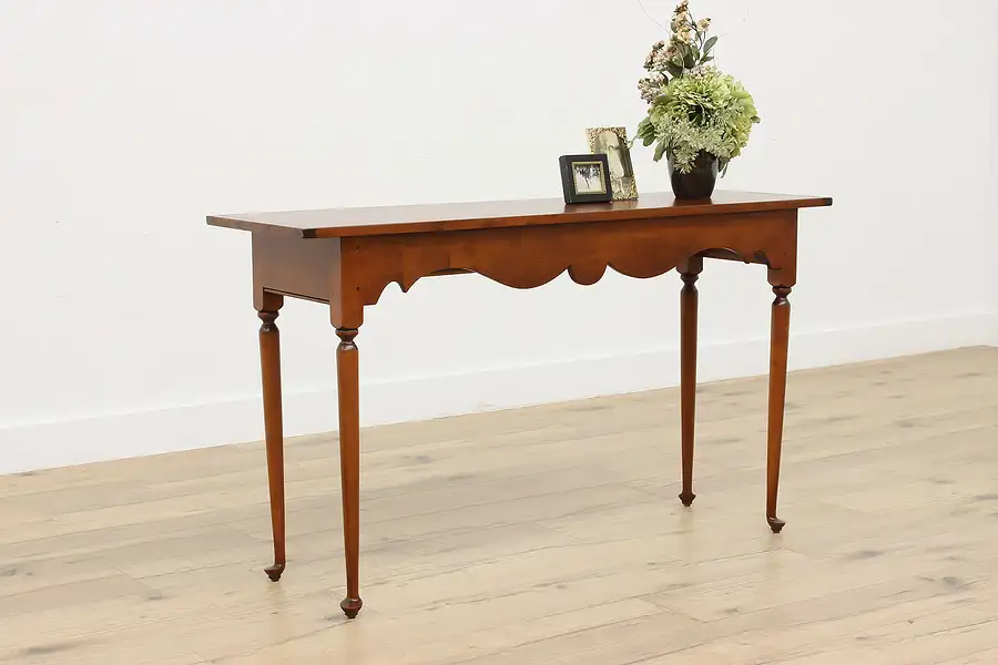 Main image of Artisanal Vintage Maple Sofa Table or Hall Console, Dimes