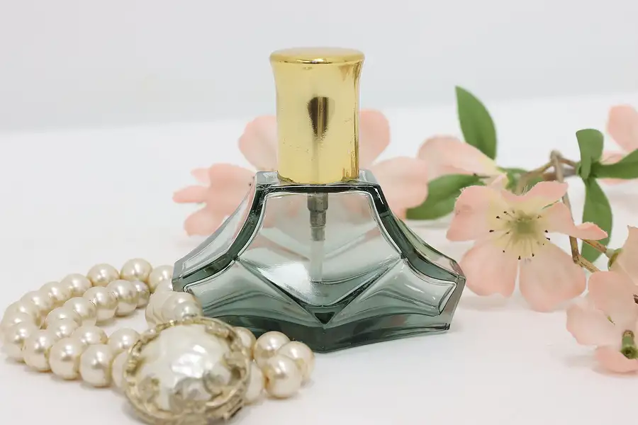 Main image of Austrian Vintage Glass Perfume Atomizer Boudoir Bottle