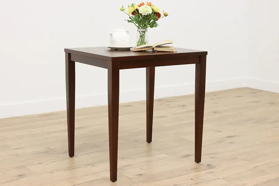 Main image of Midcentury Modern Vintage Walnut End Table Hall Console