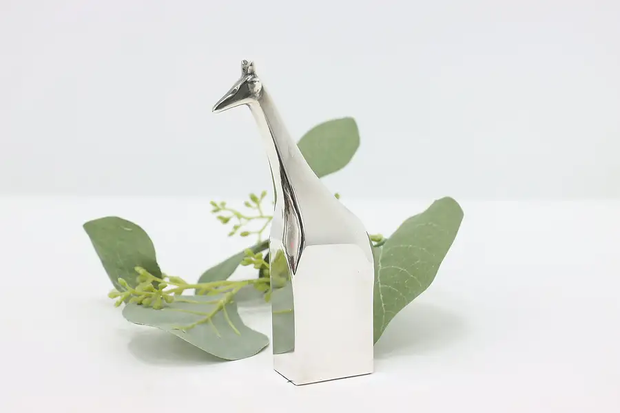 Main image of Silverplate Vintage Giraffe Sculpture, Dansk Designs