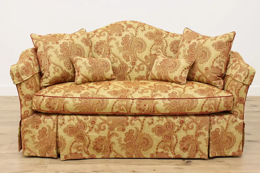 Main image of Traditional Vintage Sofa & Pillows, Henredon