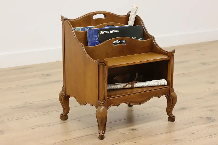 Main image of Georgian Design Chairside Canterbury Magazine Rack, Baker