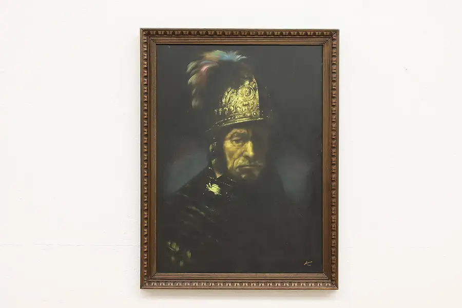 Main image of Man with Golden Helmet after Rembrandt Painting 32.5"