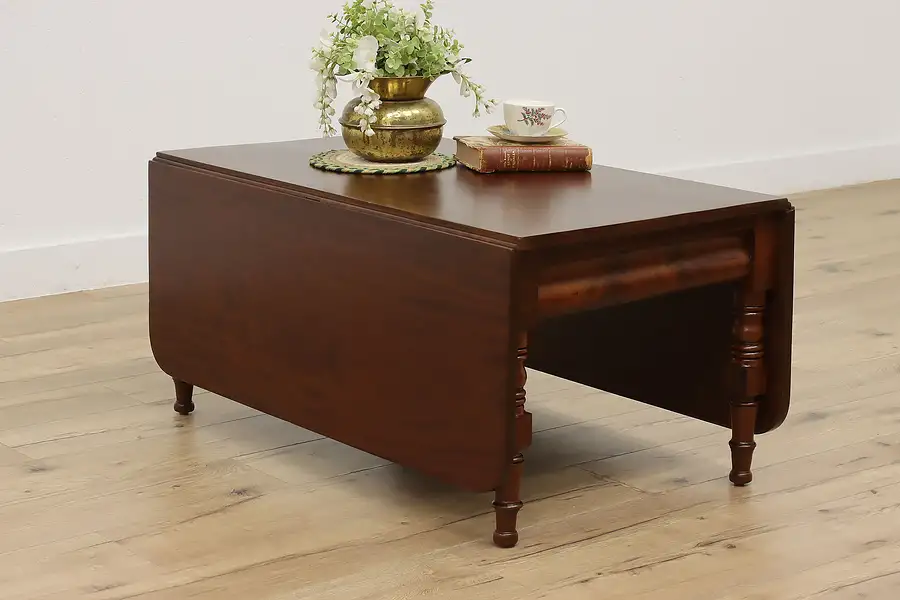 Main image of Empire Antique Mahogany Drop Leaf Coffee Table