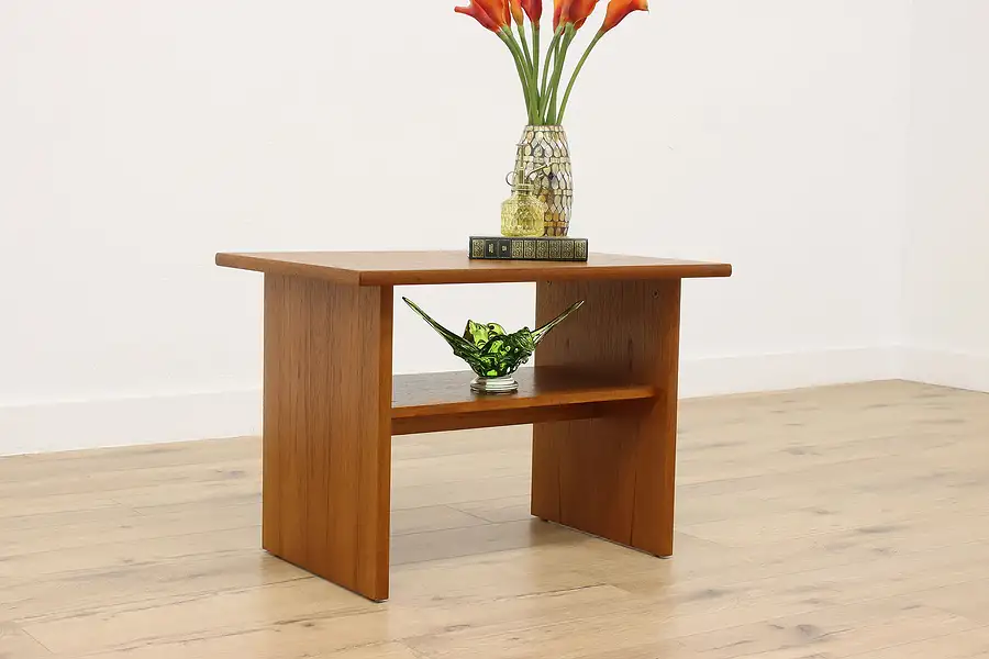 Main image of Danish Midcentury Modern Teak Vintage Coffee Table