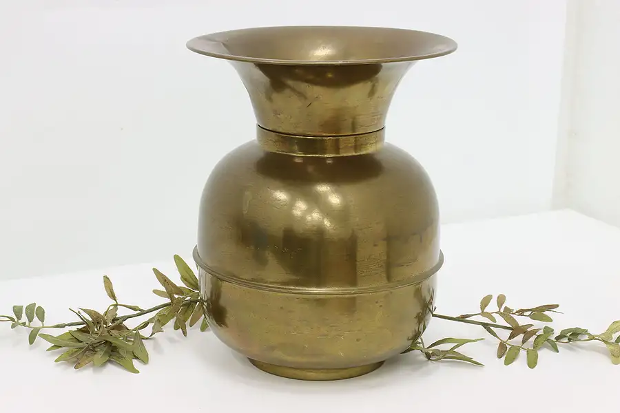 Main image of Farmhouse Vintage Brass Spittoon or Planter, Price