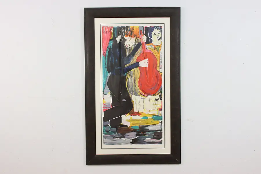 Main image of Jazzman & Cello Vintage Litho Print, Signed Donna Summer 64"