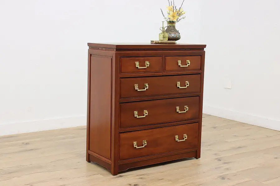 Main image of Chinese Vintage Rosewood Tall Dresser or Chest, Zee