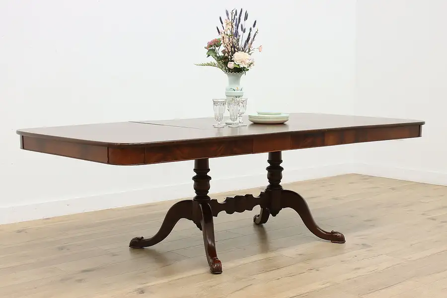 Main image of Georgian Design Antique Mahogany 8' Dining Table, Berkey