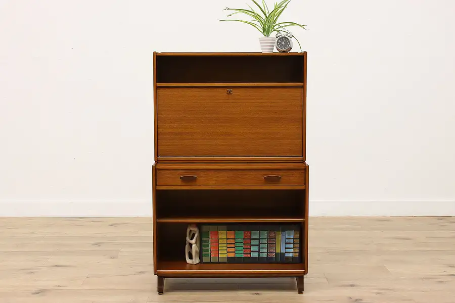 Main image of Midcentury Modern Vintage Teak Secretary Desk, Welters